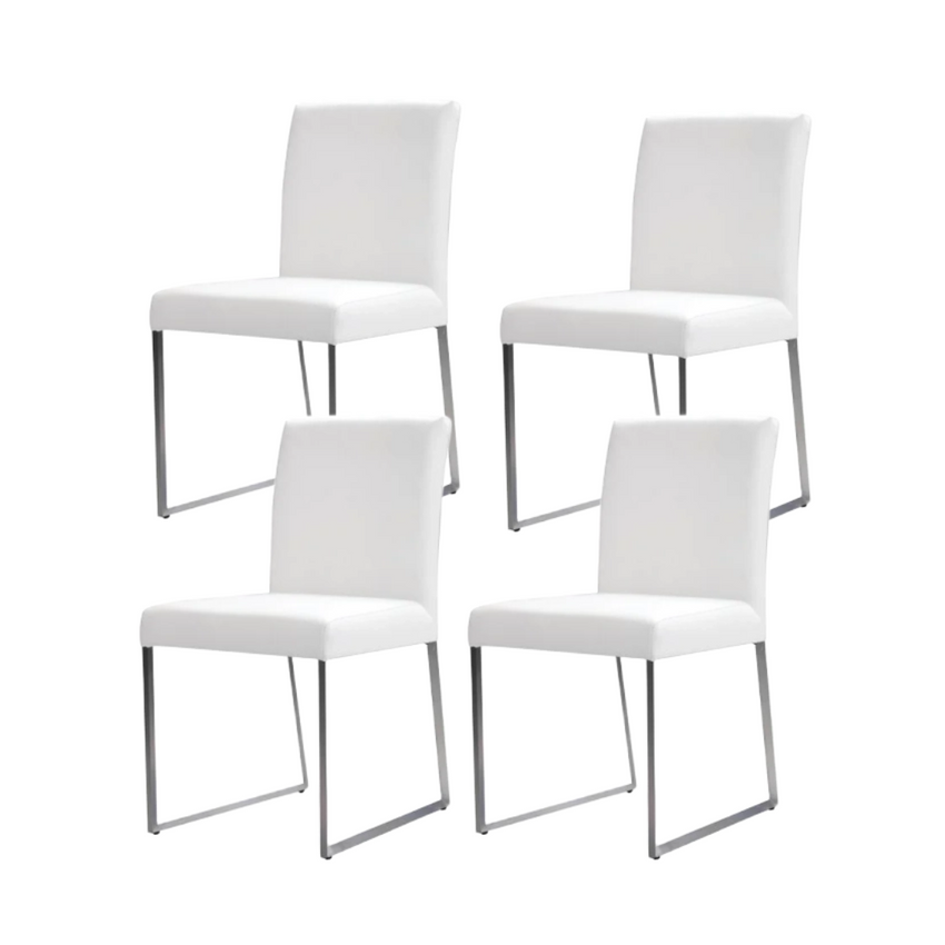 Tate Dining Chair Set in White