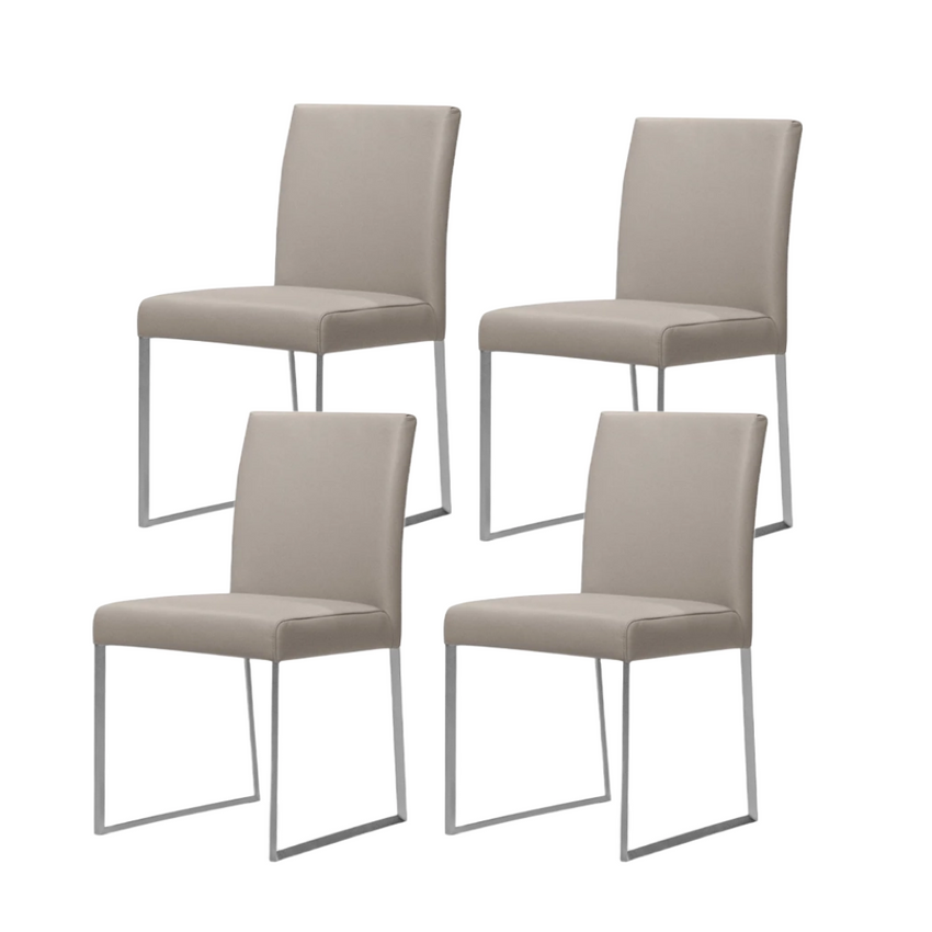 Tate Dining Chair Set in Pewter