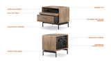 LINQ Nightstand - F2 Furnishings