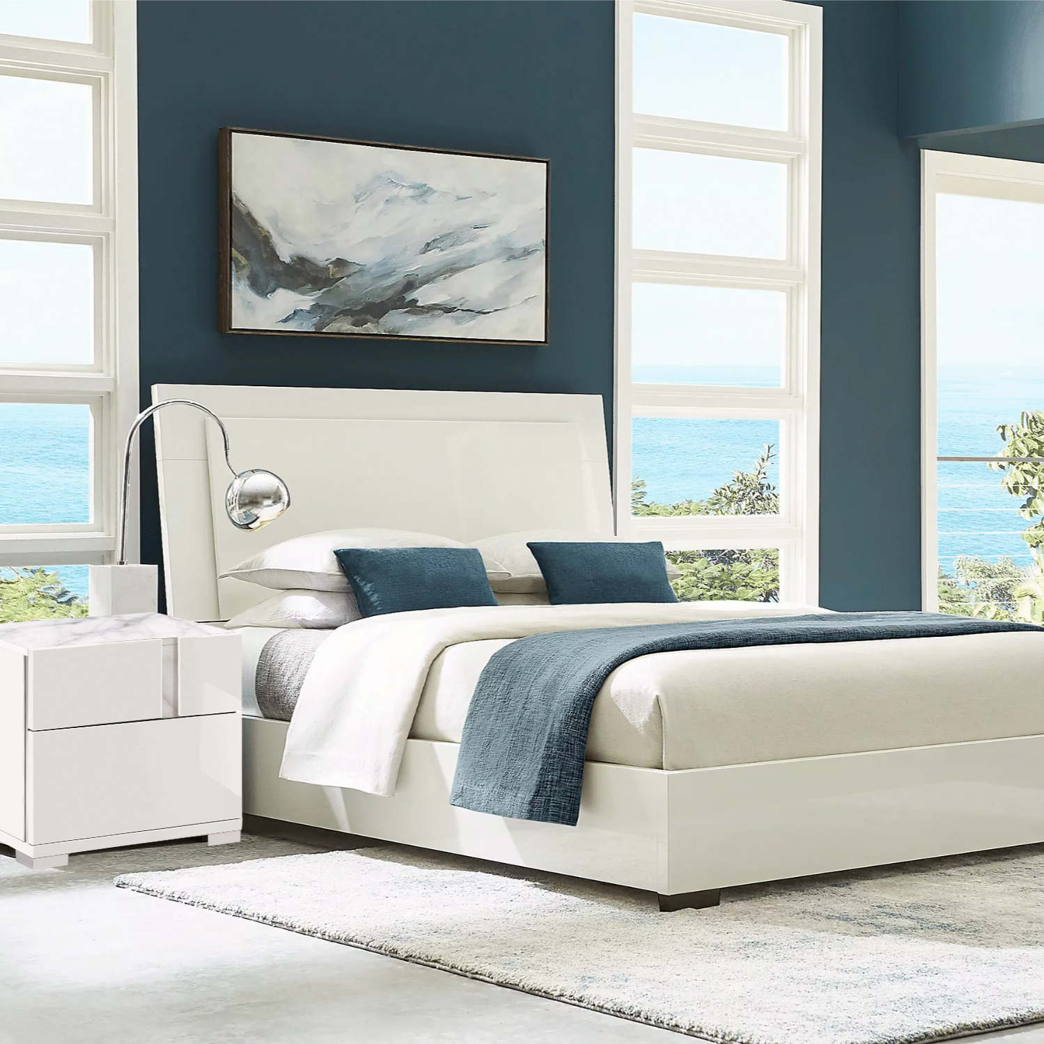 Bianca Queen of the Night Sサイズ VENICE Contemporary King Size Bed
