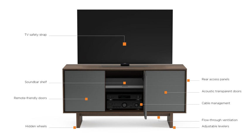 Octave Triple Media Cabinet - F2 Furnishings