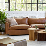 Sola Sofa in Chestnut Leather