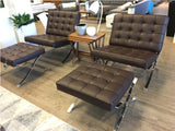 Metropolis Chair + Ottoman - F2 Furnishings