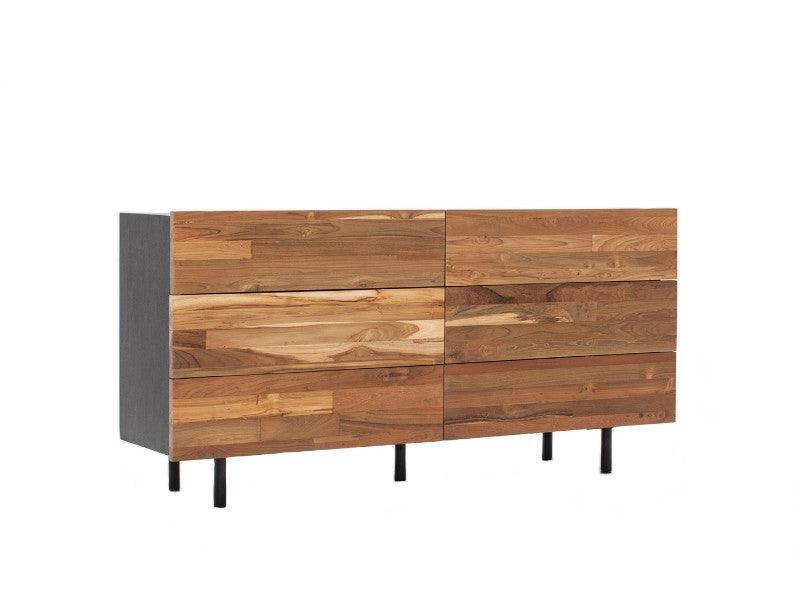 Reclaimed Teak Double Dresser