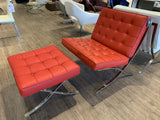 Metropolis Chair + Ottoman - F2 Furnishings