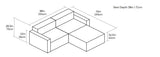 Mix Modular Sectional (3 piece) - F2 Furnishings