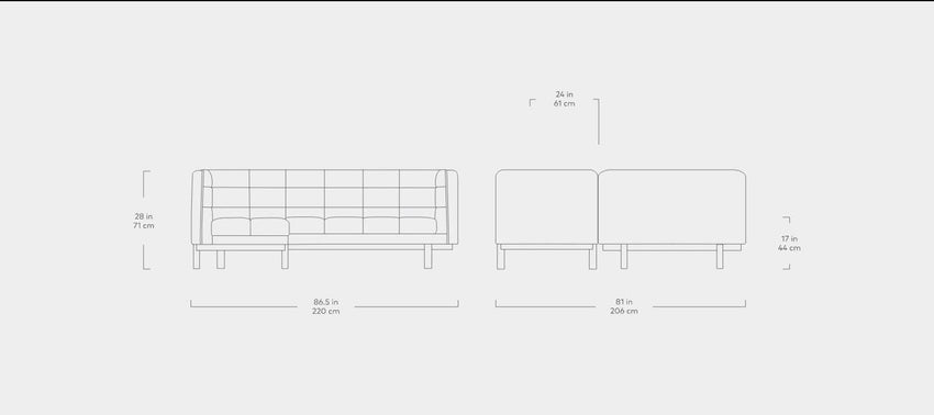 Mulholland Bi-Sectional - F2 Furnishings