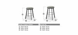 Ally Swivel Stool - F2 Furnishings