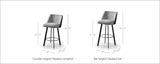 Eva Swivel Stool - F2 Furnishings