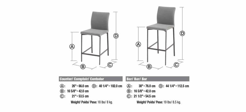 Mancini Stool - F2 Furnishings