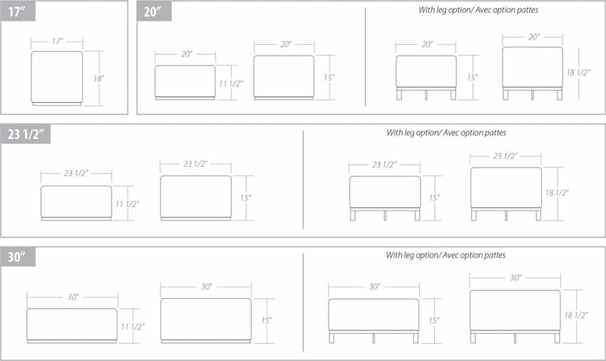 Marshmallow Ottoman - F2 Furnishings