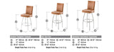 Nicholas Swivel Stool - F2 Furnishings