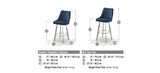 Olivia Swivel Stool - F2 Furnishings