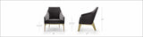Sara Lounge Chair - F2 Furnishings