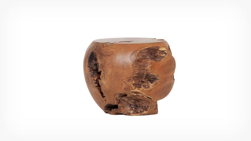 Solid Teak Wood Stool - F2 Furnishings