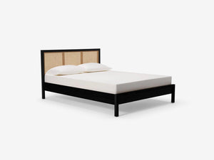 Marcel Beds in Black Oak - F2 Furnishings