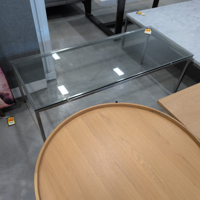 Custom Rect Coffee Table in Glass