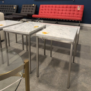 Custom Rect End Table in Marble