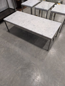 Custom Rect Coffee Table in Marble