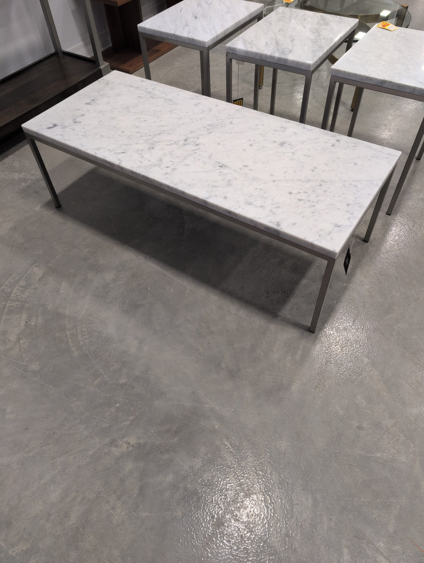 Custom Rect Coffee Table in Marble