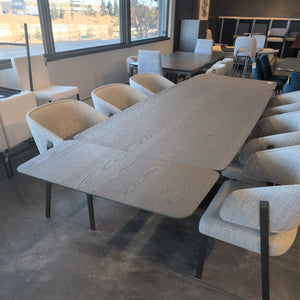 Journey Extension Table in Mist Oak