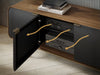 Plume Media Cabinet in Walnut