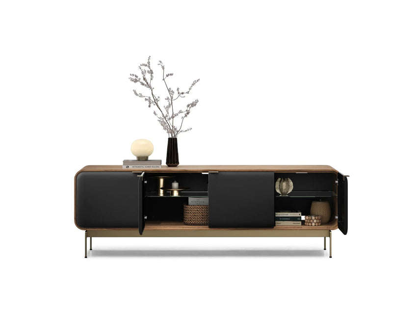 Plume Media Cabinet in Walnut