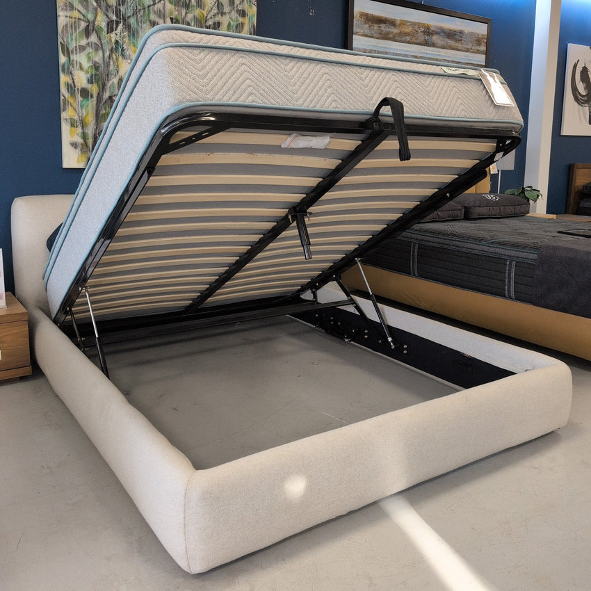 Cello Queen Storage Bed in Sand