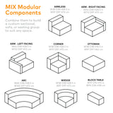 Mix Modular Sectional (3 piece) - F2 Furnishings