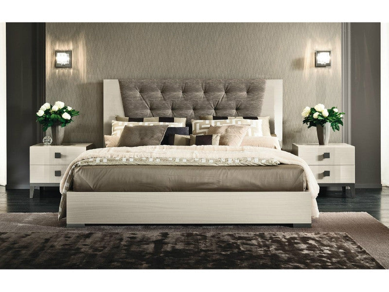 Mont Blanc Bed with Upholstered Headboard