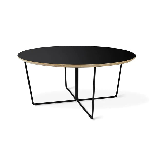 Array Round Coffee Table in Black *Display Edmonton* - F2 Furnishings